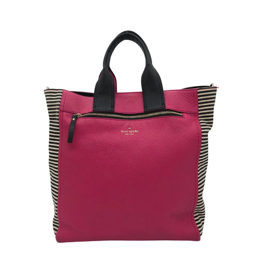 Kate Spade Pink Pebbled Leather Cobble Hill Hayley Tote Bag